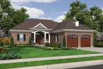 Ranch House Plan Front of Home - Reno Ranch Home 065D-0309 - Shop House Plans and More
