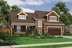 Country House Plan Front of Home - Michelman Craftsman Home 065D-0310 - Shop House Plans and More