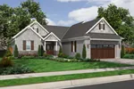 Cabin & Cottage House Plan Front of Home - Browning European Style Home 065D-0314 - Search House Plans and More
