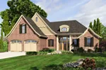 Country House Plan Front of Home - Glen Arbor Country French Home 065D-0318 - Search House Plans and More