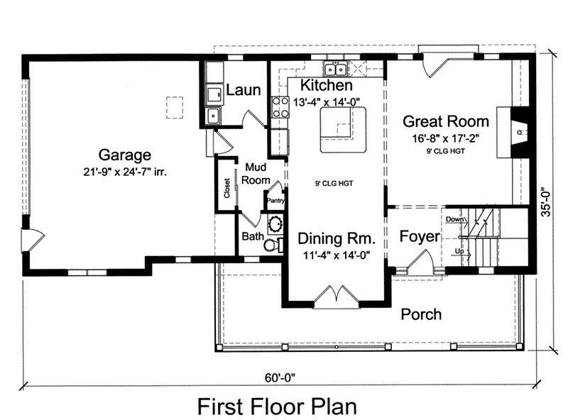 Farmhouse Plan First Floor - Perthshire Country Farmhouse 065D-0330 - Shop House Plans and More