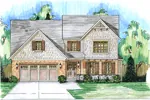 Tudor House Plan Front Photo 01 - Maywood Mill Lowcountry Home 065D-0331 - Shop House Plans and More