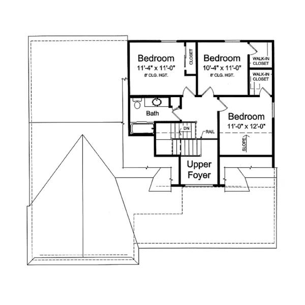 Country House Plan Second Floor - Rialto Country Home 065D-0332 - Shop House Plans and More