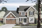 Craftsman House Plan Front Photo 01 - Fawnwood Country Cottage Home 065D-0333 - Search House Plans and More