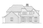 Tudor House Plan Rear Elevation - Denver Place European Home 065D-0340 - Search House Plans and More