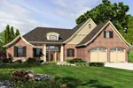 European House Plan Front of Home - Ingalls Place European Home 065D-0345 - Search House Plans and More