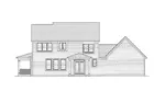 Country House Plan Rear Elevation - Falzone Country Farmhouse 065D-0346 - Search House Plans and More