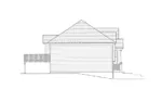 European House Plan Left Elevation - Sagamore Mill Split-Level Home 065D-0351 - Shop House Plans and More