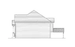 European House Plan Right Elevation - Sagamore Mill Split-Level Home 065D-0351 - Shop House Plans and More