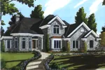 Country French House Plan Front of Home - Dorwood Hill Traditional Home 065D-0352 - Search House Plans and More