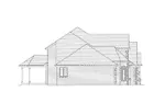 Country French House Plan Left Elevation - Dorwood Hill Traditional Home 065D-0352 - Search House Plans and More