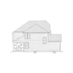 Traditional House Plan Left Elevation - Chesnut Forest Traditional Home 065D-0353 - Search House Plans and More