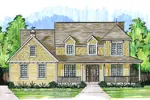 Farmhouse Plan Front Image - Grayson Park Country Farmhouse 065D-0354 - Search House Plans and More