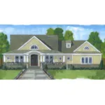 Contemporary House Plan Front of Home - Monte Blanc Rustic Country Home 065D-0362 - Shop House Plans and More