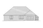 Ranch House Plan Rear Elevation - Wallingshire Traditional Home 065D-0363 - Shop House Plans and More
