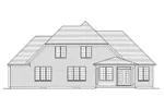 Arts & Crafts House Plan Rear Elevation - Coffman Craftsman Home 065D-0365 - Search House Plans and More