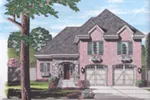 Cabin & Cottage House Plan Front of Home - Patty Anne European Home 065D-0366 - Shop House Plans and More