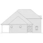 Cabin & Cottage House Plan Left Elevation - Patty Anne European Home 065D-0366 - Shop House Plans and More