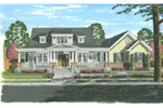 Cape Cod & New England House Plan Front of House 065D-0378