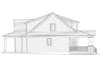 Country House Plan Left Elevation - 065D-0378 - Shop House Plans and More