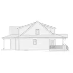 Country House Plan Left Elevation - 065D-0378 - Shop House Plans and More