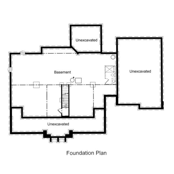 Country House Plan Lower Level Floor - 065D-0378 - Shop House Plans and More