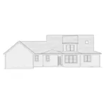 Country House Plan Rear Elevation - 065D-0378 - Shop House Plans and More