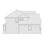 Traditional House Plan Left Elevation - Chapelhill European Home 065D-0379 - Search House Plans and More