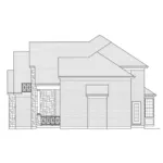 Traditional House Plan Right Elevation - Chapelhill European Home 065D-0379 - Search House Plans and More