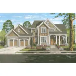 Country House Plan Front of House 065D-0380