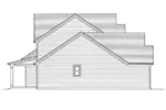 Arts & Crafts House Plan Left Elevation - Chamberlain Craftsman Home 065D-0380 - Search House Plans and More