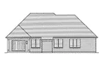 Traditional House Plan Rear Elevation - Sandhurst European Ranch Home 065D-0381 - Shop House Plans and More