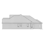 Traditional House Plan Right Elevation - Thomas Trace Ranch Home 065D-0384 - Shop House Plans and More