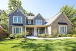 Arts & Crafts House Plan Front of House 065D-0385
