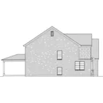 Craftsman House Plan Left Elevation - Tillman Traditional Home 065D-0385 - Shop House Plans and More