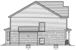 Luxury House Plan Left Elevation - Tomkins Traditional Home 065D-0386 - Shop House Plans and More