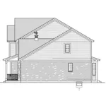 European House Plan Right Elevation - Tomkins Traditional Home 065D-0386 - Shop House Plans and More