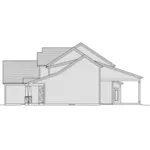 Rustic House Plan Right Elevation - Hollandale Hill Craftsman Home 065D-0387 - Search House Plans and More