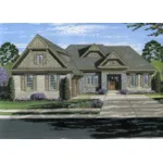 Traditional House Plan Front of House 065D-0388