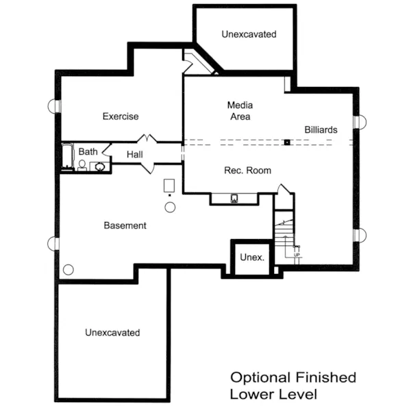 Rustic House Plan Optional Lower Level - Valdemar European Ranch Home 065D-0388 - Shop House Plans and More