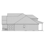 Country French House Plan Left Elevation - Ellenbrook European Home 065D-0389 - Search House Plans and More