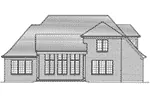 Traditional House Plan Rear Elevation - Ellenbrook European Home 065D-0389 - Search House Plans and More