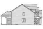 Traditional House Plan Left Elevation - Chamblee Hill Traditional Home 065D-0390 - Search House Plans and More