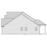 Country French House Plan Right Elevation - Chamblee Hill Traditional Home 065D-0390 - Search House Plans and More