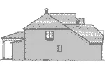 Traditional House Plan Left Elevation - Winslow Lane European Home 065D-0391 - Shop House Plans and More