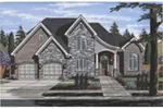 European House Plan Front of Home - Meadford Traditional Home 065D-0392 - Shop House Plans and More