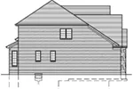 Traditional House Plan Left Elevation - Meadford Traditional Home 065D-0392 - Shop House Plans and More