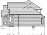 European House Plan Right Elevation - Meadford Traditional Home 065D-0392 - Shop House Plans and More