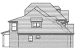 Neoclassical House Plan Left Elevation - Foxborough European Home 065D-0393 - Search House Plans and More