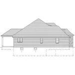 Rustic House Plan Left Elevation - Provence Manor Luxury Home 065D-0394 - Shop House Plans and More